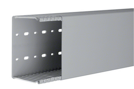 Hager Polo BA68012007030B tehaselito šukuotas kanalas BA6 120x80mm PVC pilkas BA68012007030B /2m/