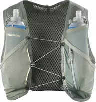 Salomon bėgimo liemenė Active Skin 4 unisex 4 l talpos ir gertuvėmis, žalia, M dydis