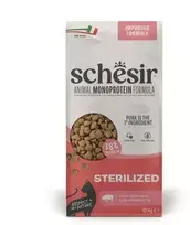 SCHESIR Animal Mono Protein Formula Sterilized pork ham – sausas pašaras katei – 10 kg