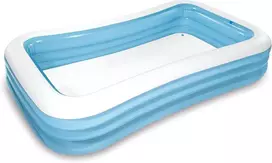 Intex pripučiamas šeimos baseinas 305 x 183 x 56 cm, plastikinis, stačiakampis, 58484EP