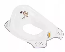 Keeeper Toilet training seat with anti-slip function Ewa “Cats” 30x40x15cm baltas