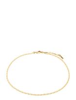Pilgrim - Parisa Recycled Flat Link Ankle Chain - Grandinėlė ant kojos - Aukso
