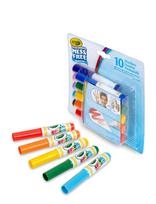Crayola - Crayola Color Wonder Classic Mini Markers 10 Pcs - Spalvinimo ir rankdarbių knygos - Marga / raštuota