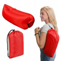 Patvarus pripučiamas „LAZY BAG“ gultas paplūdimiui – oro sofa