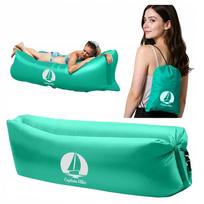 Patvarus pripučiamas „Lazy Bag“ gultas paplūdimiui, oro sofa 240x70