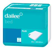 DAILEE bed Plus 60 cm x 60 cm vienkartiniai paklotai N30