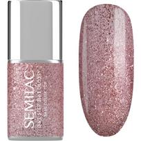 Semilac One Step 3in1 Glossy gelinis nagų lakas atspalvis 250 Glitter Pink 7 ml