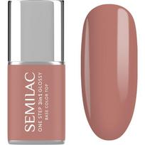 Semilac One Step 3in1 Glossy gelinis nagų lakas atspalvis 235 Peach Beige 7 ml