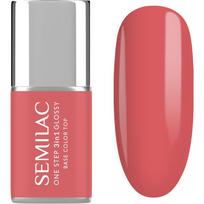 Semilac One Step 3in1 Glossy gelinis nagų lakas atspalvis 690 Coral Pink 7 ml