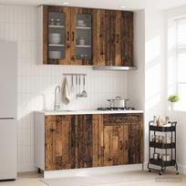 Virtuvės vienetas KALMAR 4 pcs Sendintos medienos