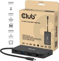 Club3D I/O HUB 9IN1 USB-C/100W CSV-2552 CLUB3D
