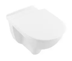 Villeroy & Boch ViCare - Pakabinamas unitazas, pritaikytas neįgaliesiems, horizontalus išleidimas, tiesioginis nuleidimas, CeramicPlus, Alpine White 4695R0R1
