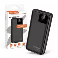 „Teltech“ išorinis akumuliatorius, avarinis akumuliatorius, 5 A, 22,5 W, juodas, 20000 mAh, TT-PB20