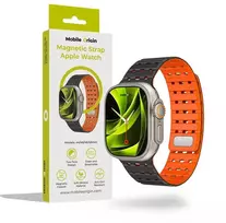 Mobile Origin Mobile Origin Magnetic Strap, black/orange -AW Ultra 2/1(49mm)9/8/7(45mm)/6/SE/5/4(44mm)/3/2/1(42mm)
