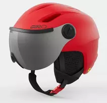 MIVIDA „GIRO BUZZ MIPS“ matinės raudonos spalvos žiemos šalmo paaugliams, dydis S (52–55,5 cm) (NAUJAS 2025/2026)