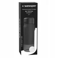 „Wessper“ filtruojantis butelis B2 TRITAN Actitex™ 700 ml, juodas (WES273-700-BK_K)