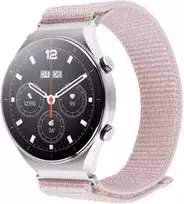 „Fixed“ „Sporty Strap“ nailono dirželis su greito atsegimo mechanizmu, 18 mm, skirtas išmaniajam laikrodžiui, rožinės ir auksinės spalvos