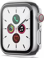 „Alogy“ 2-in-1 korpusas su stiklu, skirtas „Apple Watch 4/5/6/SE“ 40 mm