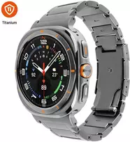 Fixed titano dirželis, skirtas „Samsung Galaxy Watch Ultra“ išmaniajam laikrodžiui, natūralus titanas