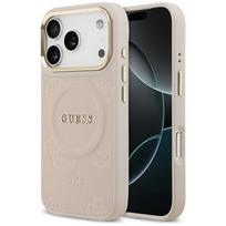 GUESS IPhone 17 Pro Pink Peony Hot Stamp MagSafe Case