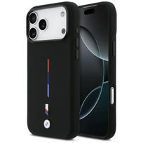 BMW Silicon Tricolor Line MagSafe Etui for iPhone 17 Pro Max in black
