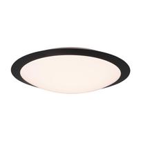 Matinės juodos spalvos LED lubinis šviestuvas ø 42 cm Umberto - Trio