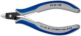 Precīzās Elektronikas Diagonālais Griezējs, KNIPEX, 79 22 120, 57 g, 120 x 71 x 19 mm
