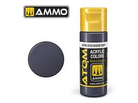ATOM akriliniai dažai modeliams Shadow Grey 20 ml – teptukui ir aerografui