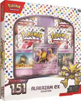 Pokémon TCG Scarlet & Violet 151 Alakazam ex dėžutė su 4 papildymais (EN)