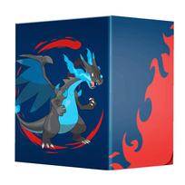 Pokémon Mega Charizard X Flex kaladės dėžutė 100+ kortų su pertvara