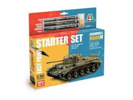 Cromwell Mk. IV tanko surenkamo modelio dovanų rinkinys 1/56 su dažais ir klijais