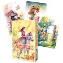 „Summer Serenade“ Lenormand kortos – ryški vasaros kaladė su vadovu (36+2)