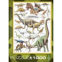 Juros periodo dinozaurų dėlionė 1000 detalių, 50x70 cm, vaikams 5+