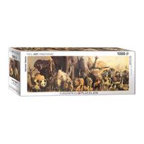Nojaus arkos panoraminė dėlionė 1000 det. 99x33 cm, eko spauda
