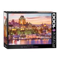 1000 dalių dėlionė „Le Vieux Québec“ – 67×49 cm, vaizdingas Kvebekas