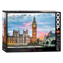 1000 dalių dėlionė „Londonas – Big Ben“ 67×49 cm, suaugusiems ir paaugliams