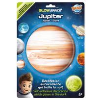 3D tamsoje šviečiantis lipdukas Jupiteris 16 cm vaikų kambariui