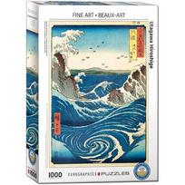 Naruto sūkurys dėlionė 1000 detalių – Hiroshige ukiyo-e, premium kokybė