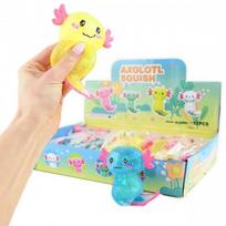Aksolotlis gniuždomas žaislas 12 cm – antistresinis sensorinis squishy vaikams 3+