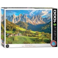 Alpių Dolomitų dėlionė 1000 detalių – premium kokybė, Smart-Cut™