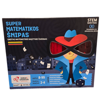 Super matematikos šnipas – greitas STEM stalo žaidimas 2–4 žaidėjams (LT)