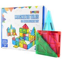 3D magnetinis konstruktorius – skaidrios spalvotos plytelės, 38 det., 3+