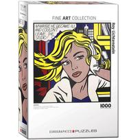 Roy Lichtenstein „M-Maybe“ 1000 detalių pop meno dėlionė suaugusiems