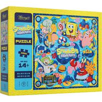 SpongeBob SquarePants 1000 detalių dėlionė – spalvingas Bikini Bottom