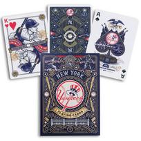 New York Yankees premium žaidimo kortos su aukso folija – dovana gerbėjui