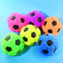Sensorinis puffer kamuolys 16 cm – minkštas antistresinis futbolas