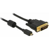 Kabel Delock HDMI Micro - DVI-D 1m Black (83585) | 83585 | 4043619835850