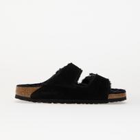 Birkenstock Arizona Shearling Suede Leather/ Fur Black - Dydis 38 (752663 Laisvalaikio batai)