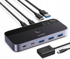 Ugreen USB-C/USB-A ar funkciju przełącznika (CM691) | 6941876247844 | 6941876247844