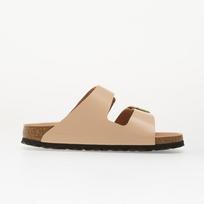 Birkenstock Arizona Big Buckle Natural Leather Patent Women High-Shine New Beige - Dydis 38 (1026553 Laisvalaikio batai)
